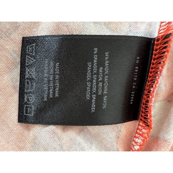 Maeve Anthropologie Cleary Orange Floral Stretch Asymmetrical Dress XS Stretch - Picture 5 of 9